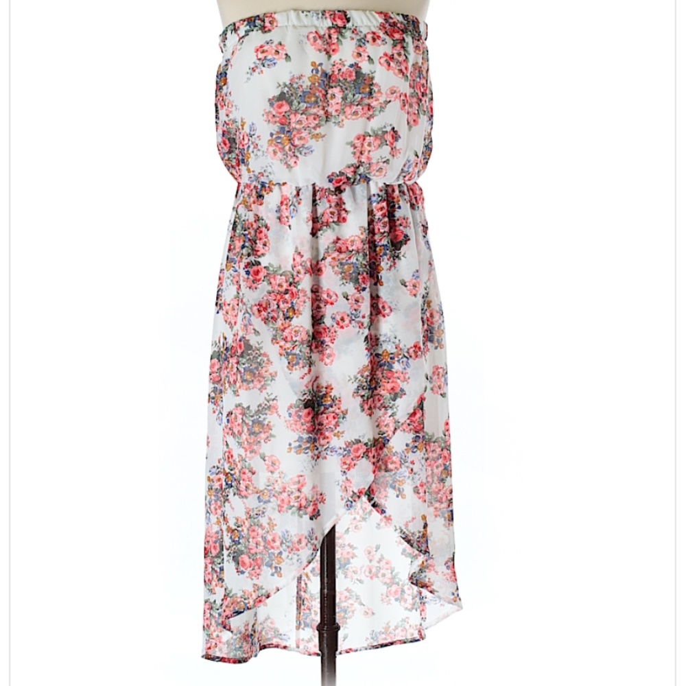 Poetry Strapless High/Low Dress